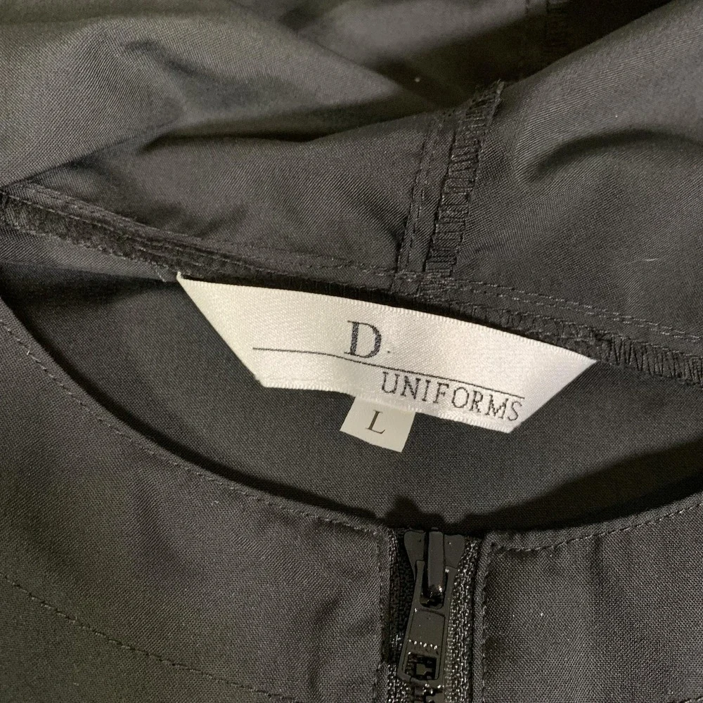 Dior Jacket Large Black Makeup Staff Uniform Hooded 1/4 Zip Pullover Anorak
